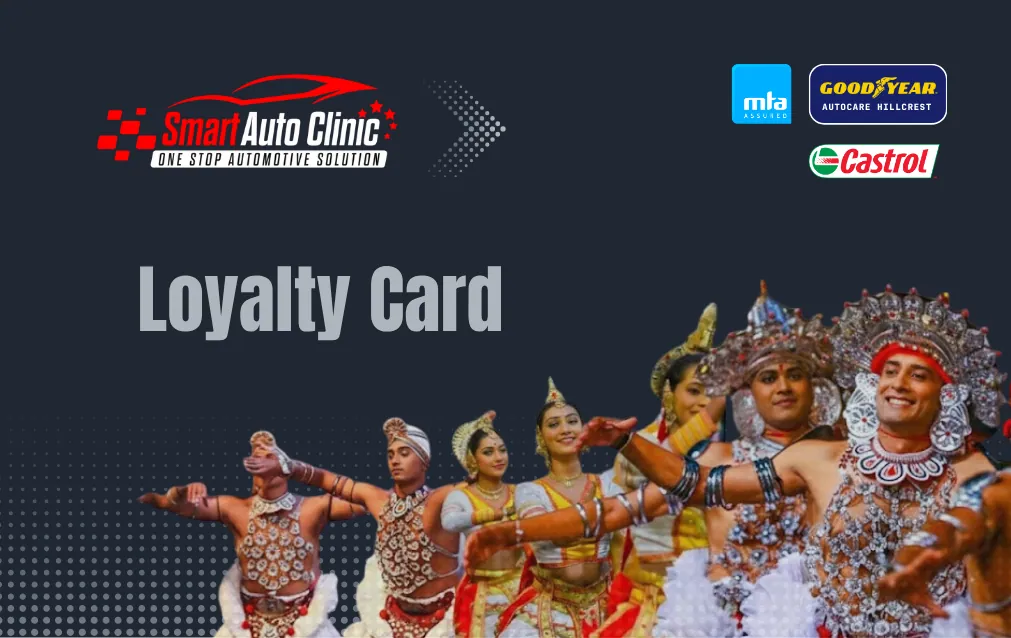Smart Auto Clinic loyalty card — front